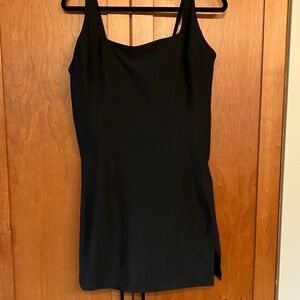 YPB Black Sleeveless Dress with Shorts